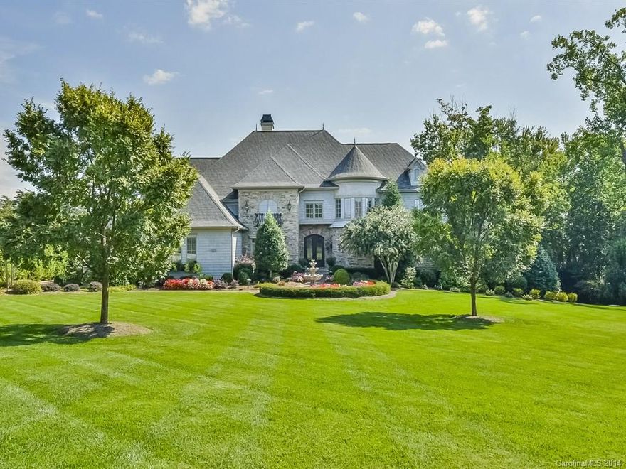 Spectacular Lake Norman Waterfront Home exudes elegance as it defines a warm & inviting atmosphere. It boasts over 9000 Sq Ft of livable luxury with handcrafted quality & design throughout. Newly renovated with impeccable style. Entertain your guest in the chef's dream kitchen which opens into a cozy hearth room. Enjoy the serene water views from your Screened Porch, Open terrace, covered Veranda or saltwater pool.Three Levels of Lake Living at its finest!