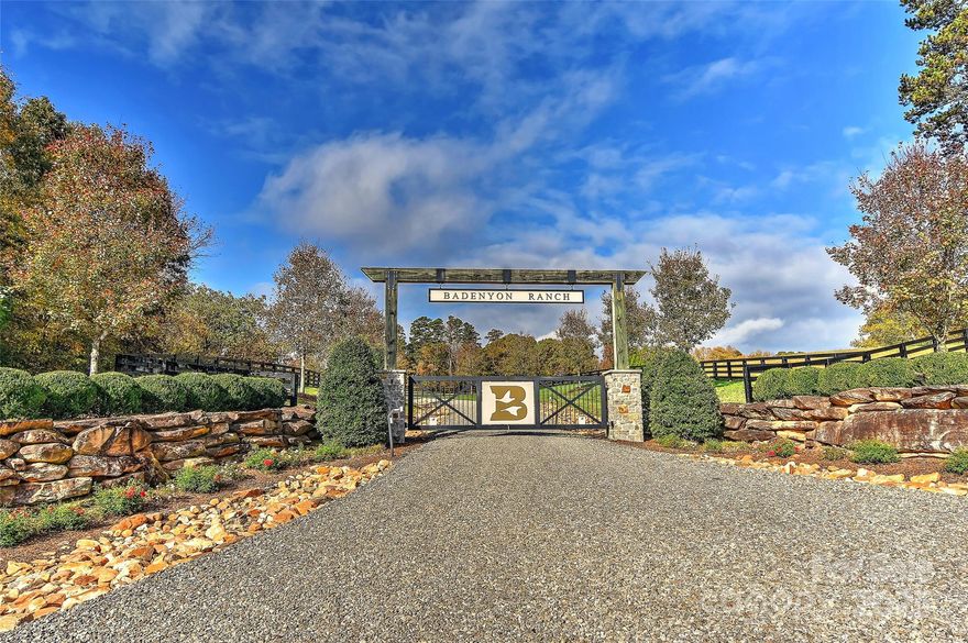 Badenyon Ranch - Perfectly planned Family Farm & Sportsman's Paradise on 652+ acres w/ eye catching gated entrance. Primarily sold w/ furnishings & farm equipment included! Property features main lodge & caretaker's quarters, 2 guest cottages, garden prep house w/ commercial freezer, cooler, ice maker. Fenced garden w/ berry & grape production, 3 farm equipment storage buildings, 15 dog kennel building, care room & 7 acre fenced dog exercise area. 3 stocked fishing ponds w/ trout & catfish, honey production, within Yadkin Valley AVA (wine growing region) & Hunt Preserve Permit. Property managed for trophy deer & early release quail for 25 years. Underground power & fiber optic internet service to lodge/cottages. Hunting Creek runs along north boundary of property w/ miles of ATV trails. Lodge & cottages feature high end finishes including stone, western red cedar & gorgeous wood bark siding. Quail Cottage features basement w/ bonus space. Property allows for endless possibilities! Additional 106 acre parcel available for sale as well.