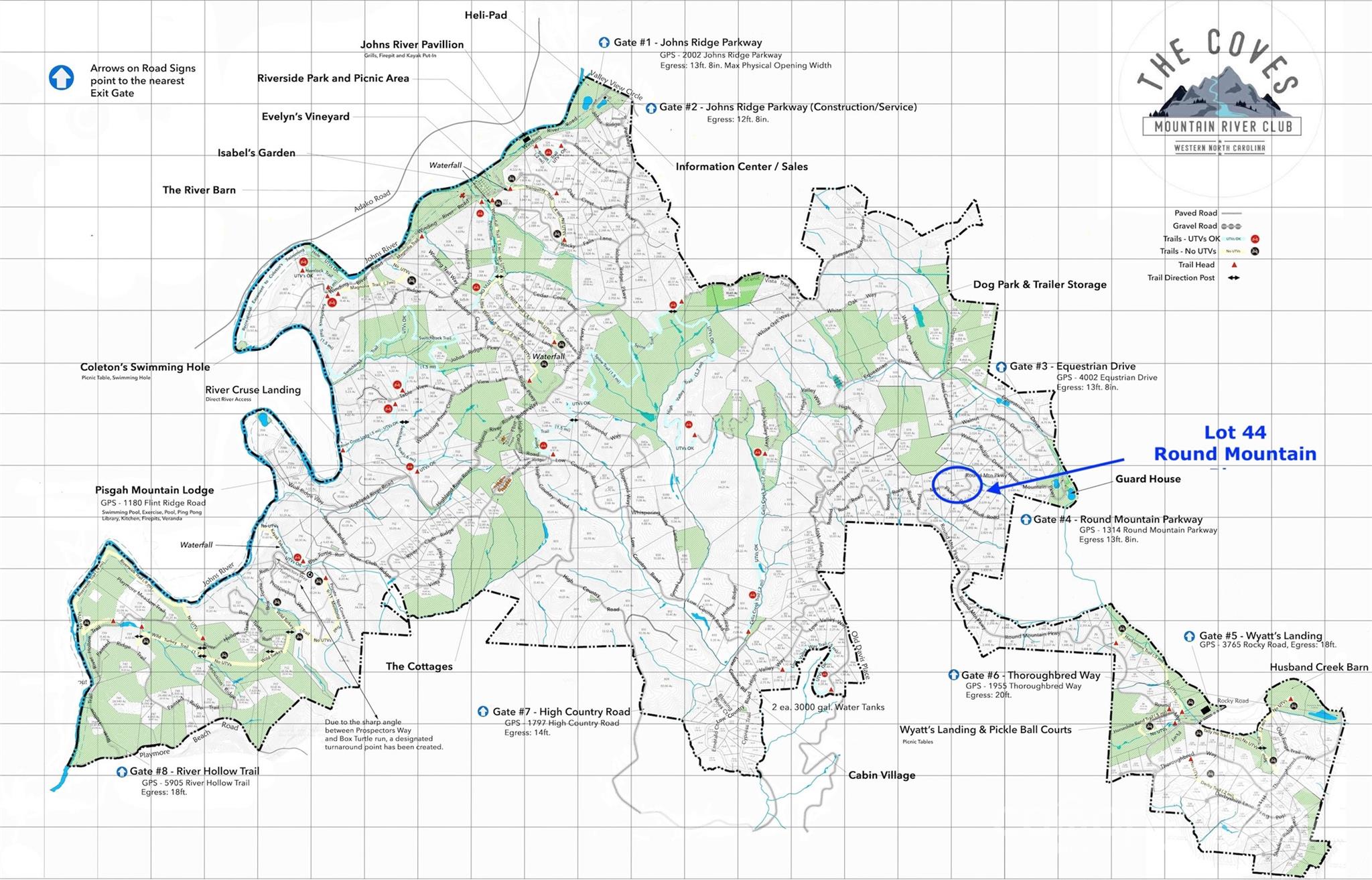 The Coves Mountain River Club - Land