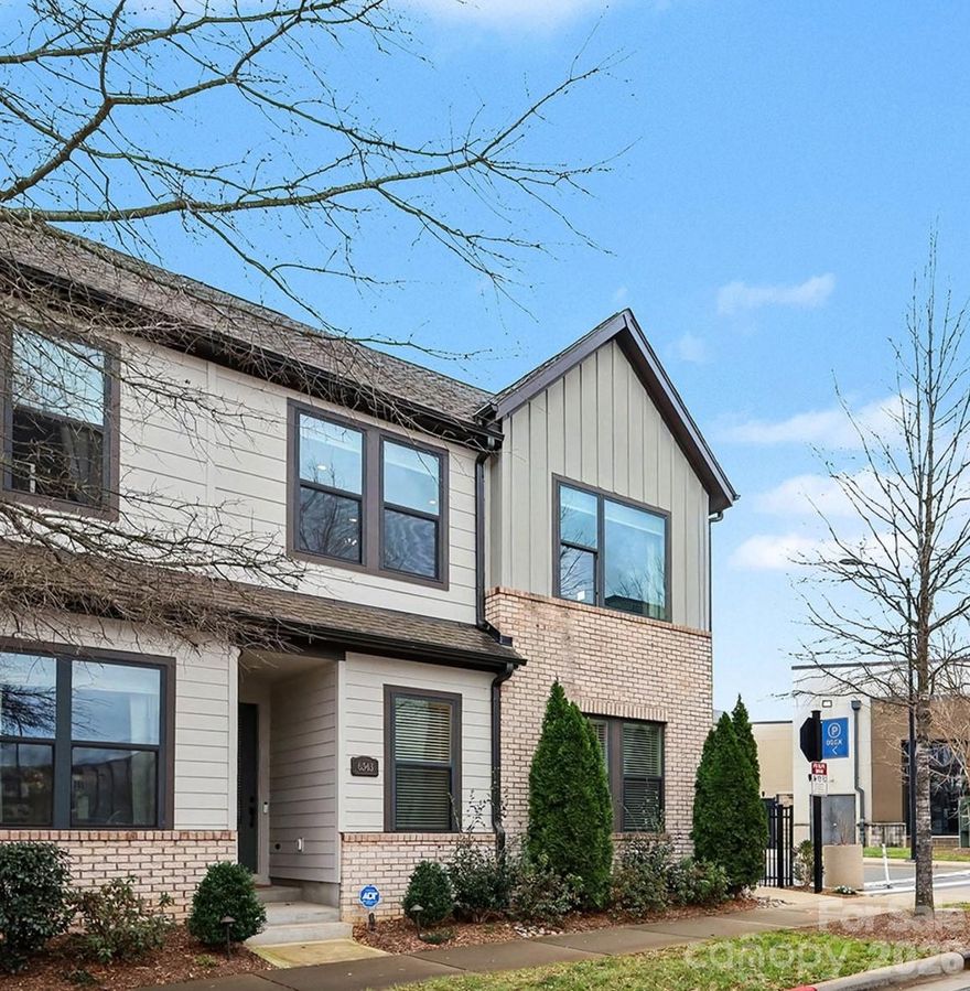This is Waverly.
A true live–work–play community where neighbors connect, dogs are welcome, and everyday conveniences are just steps from your front door. Enjoy effortless walkability to premier shopping, dining, fitness, and entertainment in one of South Charlotte’s most vibrant and family-friendly neighborhoods. This meticulously maintained 2020, 2.5-story end-unit townhome offers the latest in design, technology, and comfort—and is truly move-in ready. Originally built as the builder’s showcase model, the home has been lovingly cared for and remains in pristine condition. The home is currently shown fully furnished and professionally decorated. Furnishings and décor may be negotiated separately, offering a potential turnkey opportunity.
The open-concept layout is filled with natural light and showcases modern finishes, thoughtful upgrades, and flexible living spaces ideal for today’s lifestyle—whether working from home, entertaining, or simply relaxing. Recent enhancements include a whole-home air ionizer and ultraviolet light system, designed to help minimize allergens and dust and support a healthier living environment. Step outside and enjoy immediate access to Waverly’s sidewalks, green spaces, and social energy—all without sacrificing privacy or comfort at home.
This is low-maintenance living at its finest—stylish, convenient, and located in one of Charlotte’s most desirable communities.