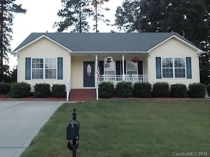 Qualifies for 100% USDA Financing. Adorable 3BR/2BA home in desirable neighborhood that is walking distance to Ebenezer State Park and Lake Wylie. Home shows well with plant shelves, vaulted ceilings, gas fireplace and split bedroom plan. Great outdoor living with rocking chair front porch and deck on the back. New flooring in kitchen and hall bath. All appliances remain including washer, dryer and refrigerator - HURRY! This one will sell quickly!