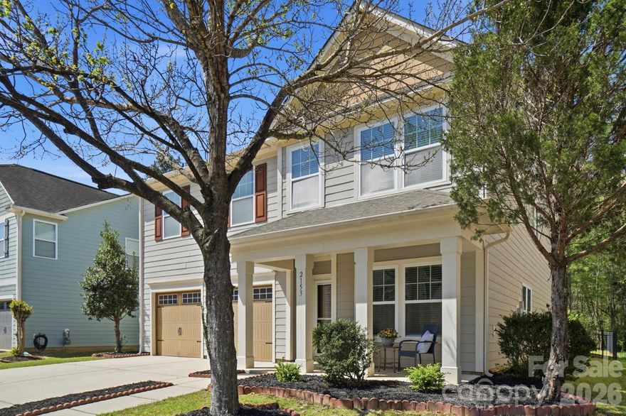 Welcome to this spacious and beautifully maintained, East facing, 4-bedroom, 2.5-bath home offering approximately 3,000 square feet of comfortable living space in the desirable Lake Ridge community of Tega Cay, SC. Designed with both functionality and style in mind, this home features an open and inviting floor plan perfect for everyday living and entertaining.The main living areas flow seamlessly, creating a bright and airy atmosphere with plenty of room to gather. Upstairs, you’ll find durable and stylish laminate flooring throughout, along with freshly installed carpet on the stairs for added comfort and a polished look.
The generously sized bedrooms provide flexibility for family, guests, or a home office setup, while the primary suite offers a private retreat with ample space to unwind. Step outside to enjoy the private, fully fenced backyard—ideal for pets, play, or relaxing evenings. The large patio provides the perfect setting for outdoor dining and entertaining, all while backing up to serene wooded views for added privacy and tranquility. Located in the amenity-rich Lake Ridge community, residents enjoy access to a variety of neighborhood features while being conveniently close to shopping, dining, and major commuting routes. This home truly offers the perfect blend of space, comfort, and location. Don’t miss the opportunity to make this exceptional property your next home!