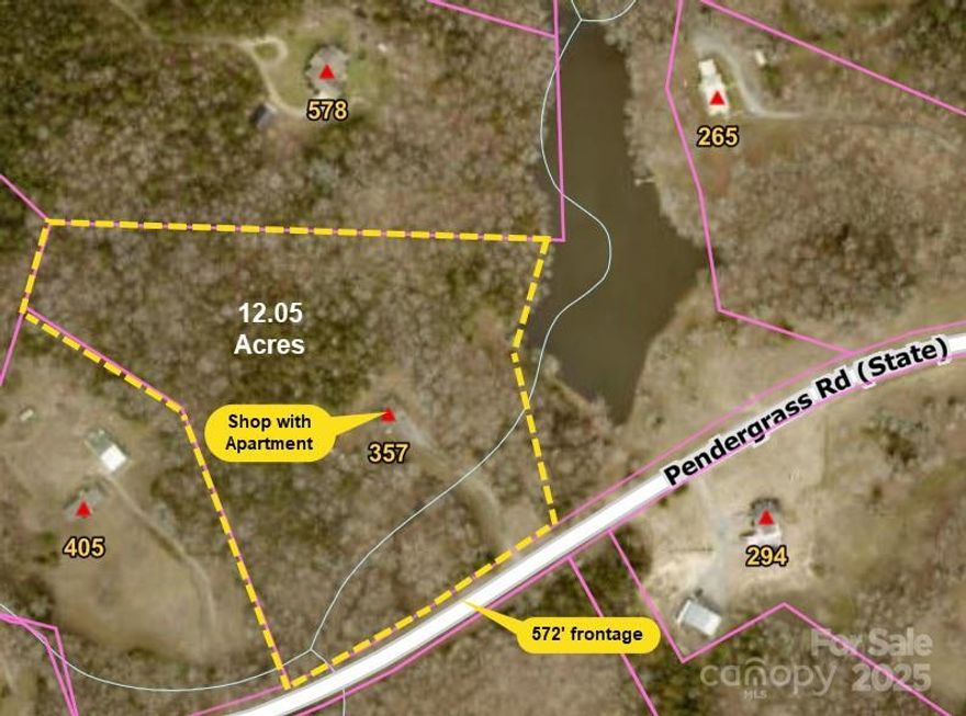 Beautiful Rural setting for one no more than two site built homes.  Great spot for a Barndominium.  RUD zoning allows for horses and hobby farms. For Sale – 11.52  acres with 428’ of paved road frontage onPendergrass Rd, York SC.  .60 of a mile from Black Hwy. Total of 572’ of paved road frontage - $403,200Only offered as the entire tract, two metal barns on the tract one has a living quarters being sold as is.