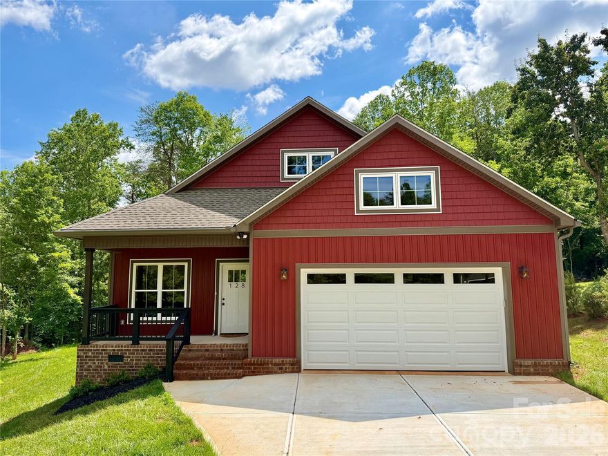 Charming custom home in Archer's Ridge! This beautifully crafted home exudes rustic character, featuring 3-bedrooms, 2.5-bathroom, a formal living room, huge bonus room and an office! This craftsman inspired home has 9 foot ceilings on the main floor, solid wood doors and abundant windows! The stunning kitchen boast custom shaker cabinetry, leathered granite countertops, custom exhaust hood with open shelving and a large kitchen island. The main floor primary bedroom has a walk-in closet, a luxurious bathroom with double vanity and custom shower. The property also features front and back covered porches, a 2-car garage, oversized laundry room, walk in attic, mature trees and a concrete driveway. This home is located 15 minutes from Mocksville or Statesville and 35 minutes from Winston Salem. Combining cottage charm with luxurious finishes, this home is the perfect blend of style and functionality. Schedule your tour today!
