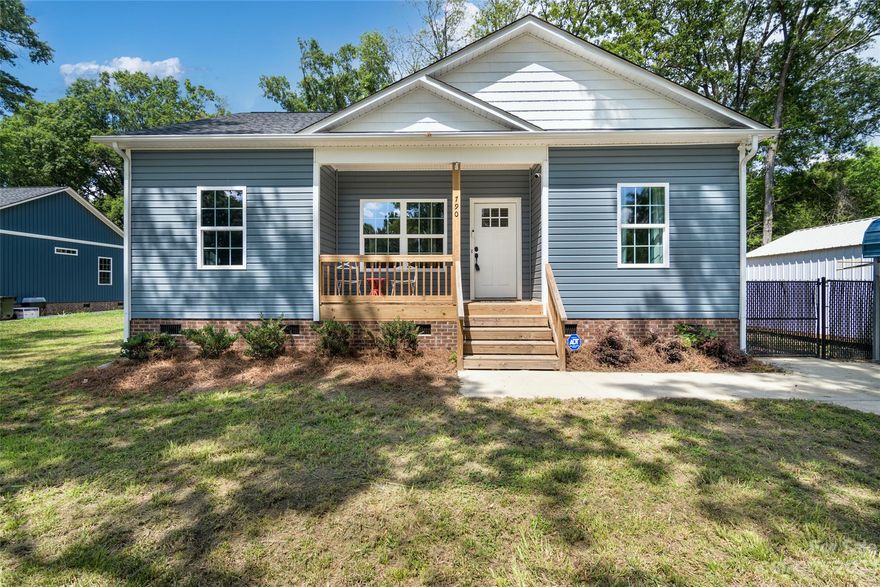 TAKE A LOOK AT THIS 3 BEDROOM/2 BATHROOM HOME! You're sure to be happy with its open floor plan, vaulted ceiling in the living room, spacious design, and close proximity to Rock Hill's amenities! The primary bedroom features a tray ceiling and a lovely walk-in glass enclosed shower that is located in the primary bathroom. All other bedrooms and bathroom are wonderfully appointed so as to provide comfort throughout. This home is located outside the city limits but close to MANY of Rock Hill's special places making this truly a beautiful home. Schedule a showing today!