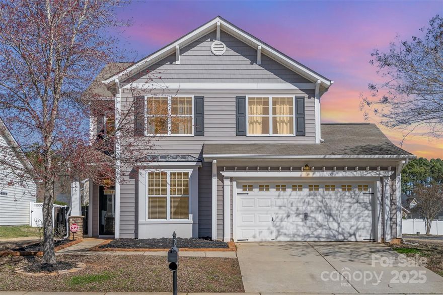 Honey stop the car!! SPACIOUS 3 bed/2.5 bath home in the desirable Ridge Pointe community! You will love the floor plan featuring stunning engineered hickory hardwoods throughout the downstairs! Large living room highlighting a cozy fireplace with gas logs. The large kitchen features a breakfast bar as well as stainless steel appliances and tons of cabinet space. Upstairs is a spacious master suite with tray ceiling, double sinks, garden tub and a separate shower! There are 2 add'l bedrooms, a full bathroom, also a convenient laundry room. Enjoy your evenings on the extra large outdoor patio with pergola in your amazing backyard with privacy fencing. New HVAC in 2024. Schedule your showing today!