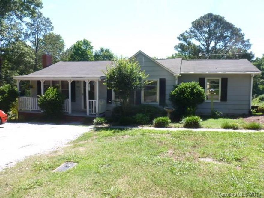Ranch home with 3BR, 1BA, large front porch, view of pond from the back deck. Living room with fireplace, laminate flooring, kitchen updated, appliances remain, breakfast area. Very cozy home.
