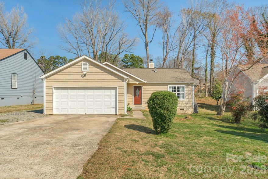 This lovely 3-bedroom 2-bath ranch with 2-car garage is near the airport (12-15 min), the Whitewater Center, near I85, 485, Moores Chapel Rd, Little Rock Rd, Tuckaseegee Rd, Freedom Dr, all the major roads and it's easy enough to get to anywhere.  

The home sits on a .18 acre lot, partially fenced yard, can easily be fully fenced in all the way. No HOA and has plenty of parking for 4+ cars.

The home itself is in great shape, the owner replaced in recent years: the roof, the HVAC, the floors, the siding, etc. 

It was a rental the last few years, but now ready for a new owner.