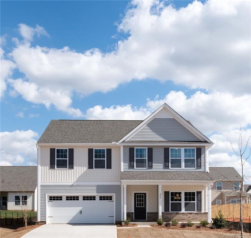 POPULAR FLOORLAN in the Sutters Mill community just minutes from shopping/dining and area
attractions in Mooresville & Statesville & I77 convenient! The Riley is an open floor plan complete
with Large Great Room, First Floor Office, Master Suite with Luxury Bath and Sitting Room & more! Nicely appointed with Granite Breakfast Bar, Sustainable Wood Laminate Flooring, Stainless Steel appliances, Two Tone Paint & so much more. Come See this NEW 4BR/3BTH home today!!