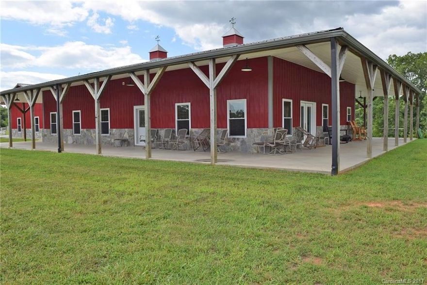 Views, Views, Views, with open grass areas and wooded private areas as well. Home on 19.76 acres. One level, low maintenance steel siding and metal roof, with more than required insulation makes this a energy efficient place to call home. Oversize 2 car garage with plenty of room for storage and/or a nice workshop. Just over 5 miles to the Tryon International Equestrian Center and with land for additional pasture areas this would make a great place for the Equestrian Buyer wanting to be close.