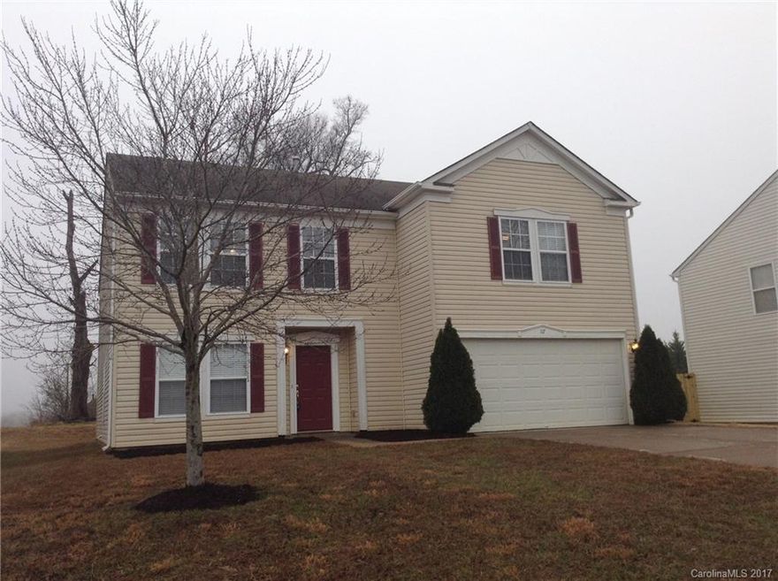 This spacious two story home has 3 bedrooms, 2.5 bathroom. It features an open floor plan and wood flooring. The kitchen has an island and all appliances. The master suite has a walk in closet and the master bath has an oversized tub with separate shower. This home is move in ready!