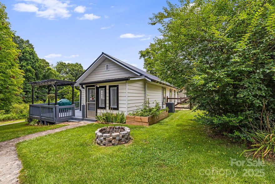 Some items identified during a prior inspection have been repaired. Sellers offering $6000 concession to address other items. Contact agent for details. Charming cottage in the heart of Mars Hill! Just a short stroll to downtown, walking trails, and all the in-town conveniences. Recently updated and lovingly maintained, this home offers the perfect blend of vintage character and modern comfort. Spacious rooms, a walk-in closet, and a virtually new roof and HVAC make for easy living. The oversized lot offers space for gardening, play, or relaxing outdoors, with a partial fence for furry friends. The two sheds are perfect for storage, hobbies, or a workshop. A great option for first-time buyers, downsizers, or investors.