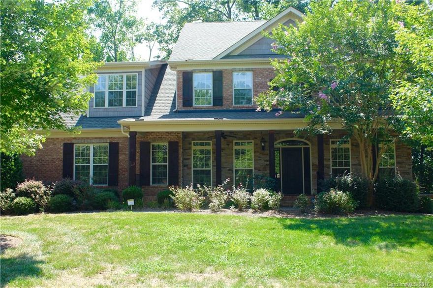 Hurry, amazing space in Fort Mill!  All brick home includes full basement with kitchen, living space and bedrooms/office!  Formal living and dining on main with kitchen and master suite.  Spacious closets with built ins.  Upstairs includes the entertaining bonus room and a second master bedroom.  TV's to remain in bonus and LR. Screened porch overlooking wooded backyard. 2 car garage with storage and work bench.