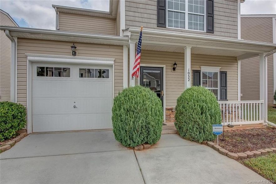 HIGHLY MOTIVATED SELLER!!! . With acceptable offer, refrigerator and outdoor storage shed will convey for FREE! Covered front porch, gas log fireplace, open kitchen & breakfast nook, walk-in pantry & laundry room. 1 bedroom & full bath downstairs. LOTS of upgrades, plus a bonus rm. Private fenced-in backyard Community features; clubhouse, pool, playgrounds & walking trails. Great central location in Gastonia. Investment opportunity.