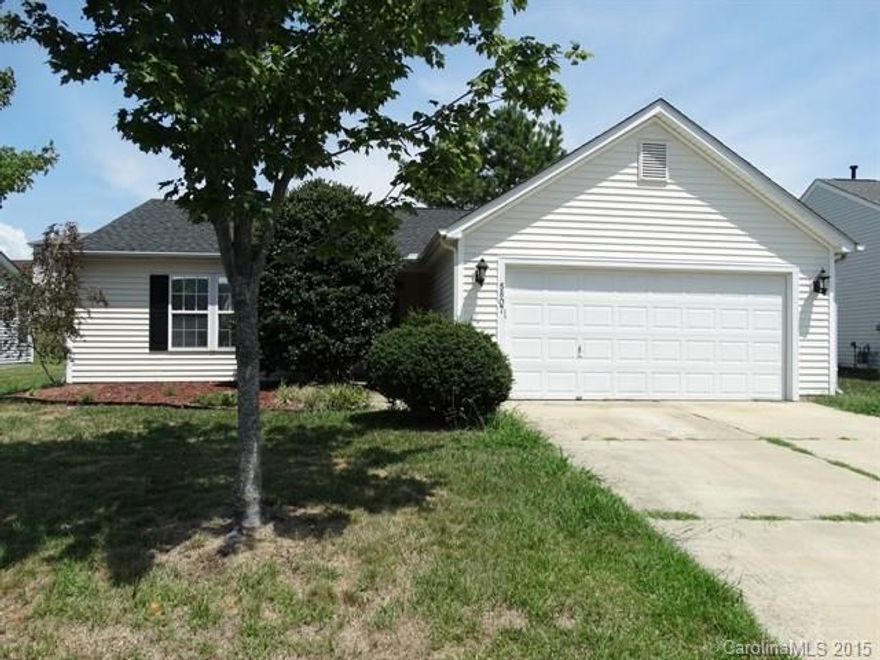 This 1,200 sq. ft. 1 story home has 3 bedrooms and 2 bathrooms. It features an open floor plan, and wood flooring. The master suite has a walk in closet and the master bath has  an over sized tub Enjoy entertaining indoors near the cozy fireplace, or outside on the rear patio. This home is move in ready!
