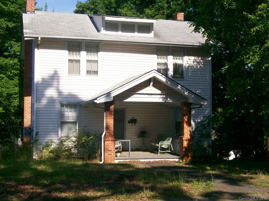 This fixer upper is priced below current tax value and needs TLC. There is a main floor bedroom and 4 upstairs bedroom. Only 2 upper bedrooms have closets. Located on nice corner lot.