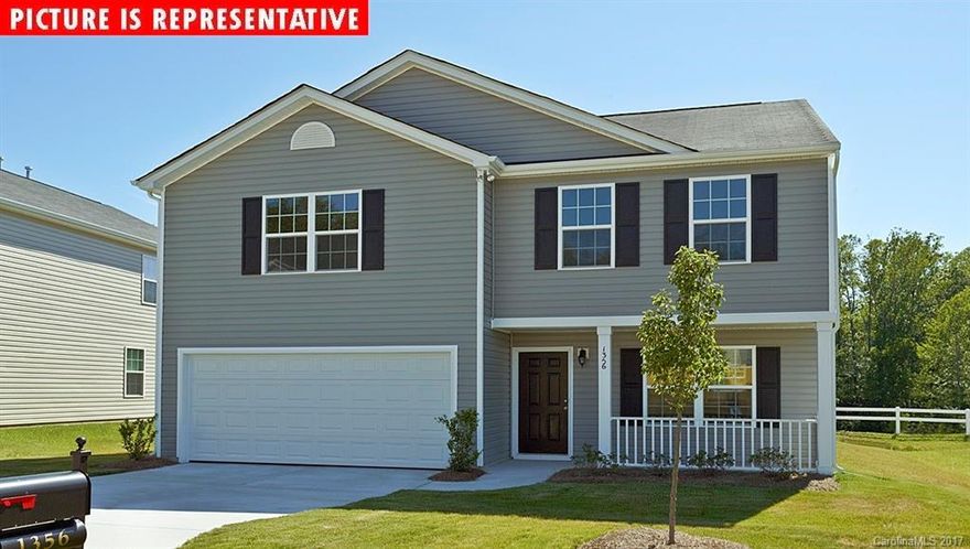 Builder is offering buyer promotion of All Closing Cost/ Prepaids Paid w/ preferred lender.
 Plus a Side By Side Fridge, Garage Door Opener, 2” Blinds.