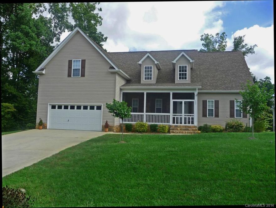 Great Location close to everything. Home features an open floor plan in pristine condition. Large mst bedroom suite on main floor. Large bonus room(18x19) can be used as 4th bedroom. Relax on the screened front porch, or enjoy the private back yard from the large deck. Lake access min.'s away at Stumpy Creek. Large garage with room for storage. No HOA and Low County Taxes