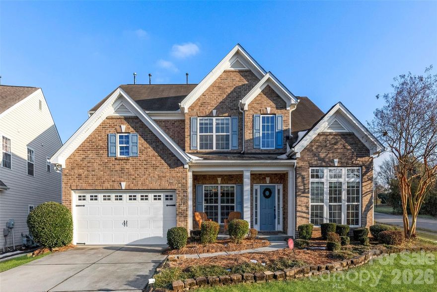 Welcome home to this stunning 5-bedroom, 3.5-bath on a desirable corner lot in sought-after Harrisburg. From the moment you step in, you’re greeted by a grand two-story foyer and elegant catwalk, a breathtaking first impression, statement entrance. The dramatic two-story family room fills the home with natural light and seamlessly flows into the heart of the main living space. Designed with both comfort and connection in mind, the open and functional layout keeps everyone together while offering room to spread out. The main level also features a formal dining room, private office, and a beautiful sunroom perfect for morning coffee or relaxing evenings. The primary suite is conveniently located on the main floor and boasts an updated, spa-inspired bath, creating a private retreat you’ll love coming home to. Upstairs, the stunning catwalk overlooks the family room, enhancing the home’s open feel and architectural charm. Four generously sized bedrooms and two full baths provide ample space for a growing family or flex rooms to fit your lifestyle. Located just 1.5 miles from highly ranked Harrisburg schools and minutes from premium shopping and vibrant dining with easy access to I-485. This home offers exceptional convenience in a thriving community, with its impressive entrance, spacious design, and prime location, this home is ready to welcome its next owners. Homes like this don’t stay on the market for long.