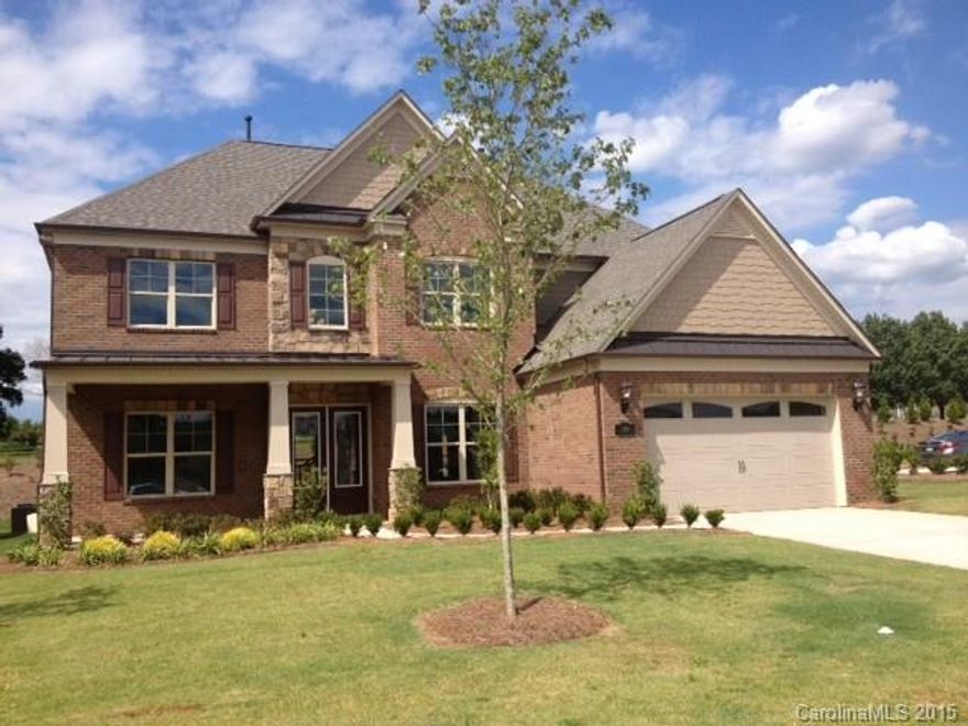 Three stories of luxury in this brand new brick home ready now.  Open & airy downstairs is unified with hardwood floors & includes guest suite, private library, & sunroom off the kitchen.  Master suite includes a sunny sitting room & huge, spa-like bath that feels like a retreat.  The huge 600 sq. ft 3rd floor loft has a powder room & is a great place for media/game/play area.   Home is located in small 125-home community less than 5 minutes from Ballantyne area.  Low Lancaster County taxes.