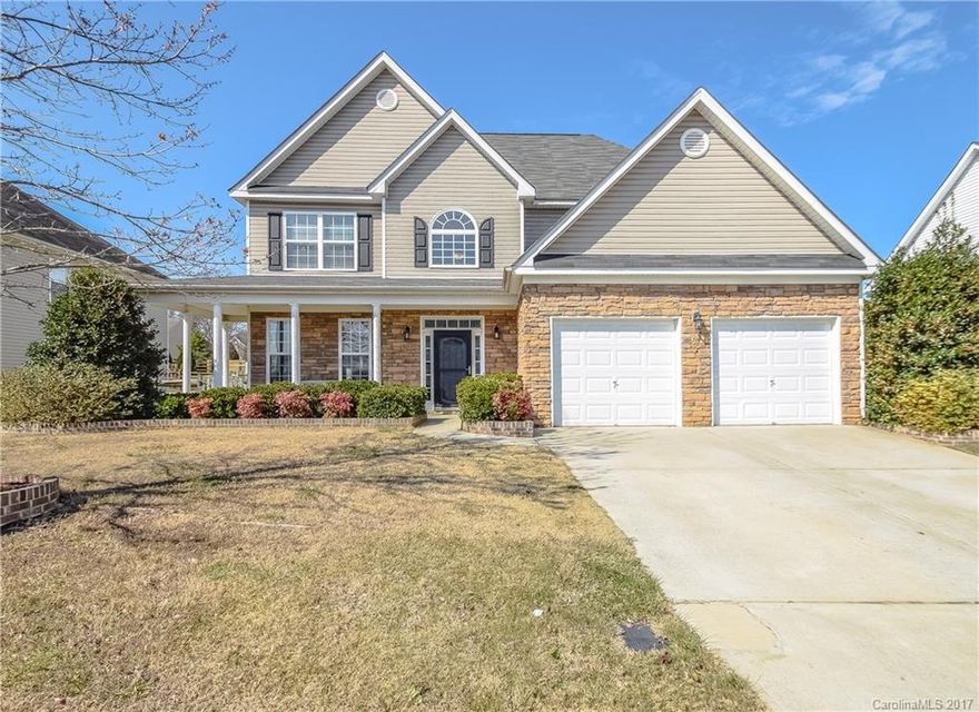 Walk in and fall in love with this former model home.Bamboo flooring throughout 1st floor, 10' ceilings w/crown molding, 2 fireplaces, 1 in GR & 1 in Keeping Rm.Kitchen has granite, tile backsplash, sub-zero refrigerated drawers, SS appliances. Sunroom leads to stamped concrete patio w/custom stone fire pit. Upper-level master is like a retreat, vaulted/tray ceilings, private nook area for quiet time & large WIC;bath w/large garden tub separate shower, double vanity plus 3 nice size bedroom