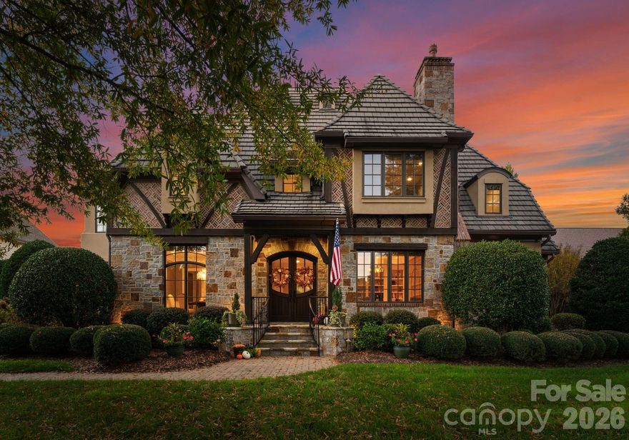 Set along the 1st fairway of The Club at Longview, this elegant estate delivers exceptional golf course living in one of Waxhaw’s most prestigious gated communities. This stunning home has three thoughtfully designed levels, ideal for both everyday living and elevated entertaining. The main level offers a stunning den with fireplace, and spacious great room with heated travertine marble flooring throughout (excluding the primary suite and closets). The exceptional chef’s kitchen is a true highlight, featuring two oversized islands, two refrigerator/freezers , and two dishwashers, along with a gas range, double ovens, exhaust hood, microwave, and extensive custom cabinetry—perfectly designed for hosting and culinary use.  A breakfast area and formal dining room provide versatile dining options, while a covered terrace extends living outdoors with peaceful views of the 1st fairway and a hot tub.
 The generously sized primary suite with private bath & steam shower has brand new carpet, as well as rope lighting, two separate spacious walk-in closets and access to the covered porch, extended patio, outdoor grill and hot tub. Additional bedrooms are thoughtfully positioned upstairs and all are en-suite with generous closets.  A versatile loft space offers endless functionality—ideal for homework stations, a home office, or additional lounge space. The second-floor bonus room with bar area provides a perfect retreat with beautiful views of the 1st and 8th fairways, creating an inspiring space for entertaining and relaxation. The third floor bonus room has a half bath and offers additional flex space. Three car garage. An exceptional blend of craftsmanship, scale, and golf course elegance—8700 Longview Club Drive is a rare offering in the highly sought-after Marvin school district.  Longview is just minutes from shopping, restaurants, I-485 and the airport. Irrigation is on a shared well. Golf Membership required. $100K initiation fee.  Please call The Club at Longview to set up a tour (704) 443-2500 Qualified Buyers only.