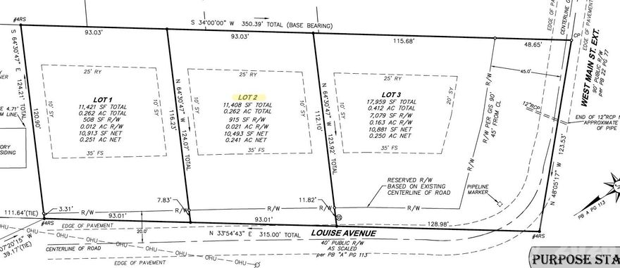 Quarter acre vacant lot steps from downtown Lincolnton with public water and sewer access! This cleared homesite offers an excellent opportunity for your first or next ground-up build with favorable site conditions. Two adjoining lots are also available separately, creating potential for a larger development play and added economies of scale. A recent survey and approved plat are included to help streamline due diligence and reduce early project costs. Whether you are a builder, developer, or investor, this is a rare chance to secure a shovel-ready residential development opportunity in a prime growing location.