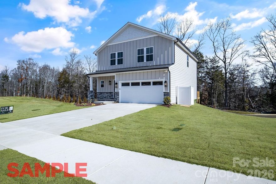 Discover the difference at Monarch Meadows where space, quality, and location come together. Each home offers open layouts, upscale finishes, and optional Hardie siding, set on larger homesites designed for comfort and privacy. Enjoy quick I-85 access for an easy commute to Concord or Charlotte, plus shopping and dining just minutes away. Built with superior materials and craftsmanship that outshines the competition, these homes deliver lasting value and style. Ask about presales additional homes and lots may be available that are not yet listed on MLS.
Introducing the Grove Plan, a magnificent 4-bedroom, 2.5-bathroom residence spanning 1930 square feet. Meticulously designed, this home effortlessly blends style and functionality, with an open-concept layout connecting the living, dining, and stainless steel-appliances kitchen areas. The primary suite comes complete with an on-suite bathroom, while three additional bedrooms offer flexibility. Enjoy the convenience of a 2-car garage, providing both practicality and extra storage space.