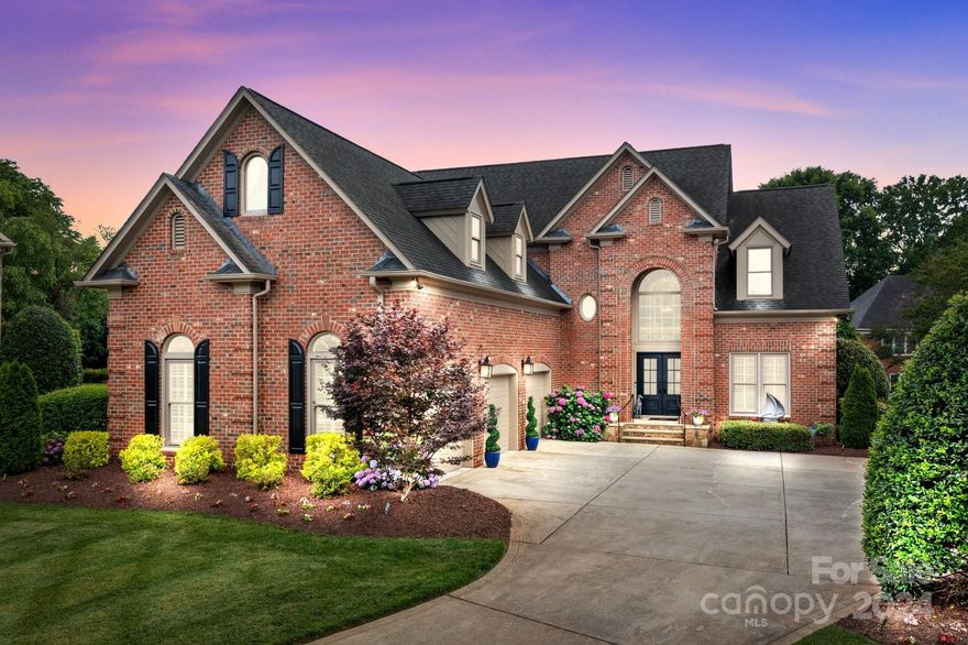 STUNNING 4BD/3.5BA 3,455 sqft home nicely updated in sought after STERLING POINTE w/DEEDED BOAT SLIP! Upon entry, you will be greeted by the beautiful iron double doors & stone steps! Walk into the 2 story foyer & great room w/fireplace & solid oak hardwoods throughout the main. Primary Bedroom on main w/shiplap wall and impressive updated bathroom suite & new custom closet. The kitchen was updated with GE Monogram SS appliances and a huge quartz countertop island. Plantation Shutters on main level w/French doors opening out to an incredible 700 sqft brick patio w/pergola for outdoor living. The 2nd floor has 3 guest suites, 2 fully renovated baths, and a huge bonus room w/theater set up & new custom cabinets. Tons of floored attic storage. Amazing 3-car garage with epoxied floors! All windows were replaced, as well as roof in 2014 and HVAC in 2013. Community dock & gazebo w/access to your deeded boat slip #A25 are steps away! Room for a pool on side of the house w/HOA approval.