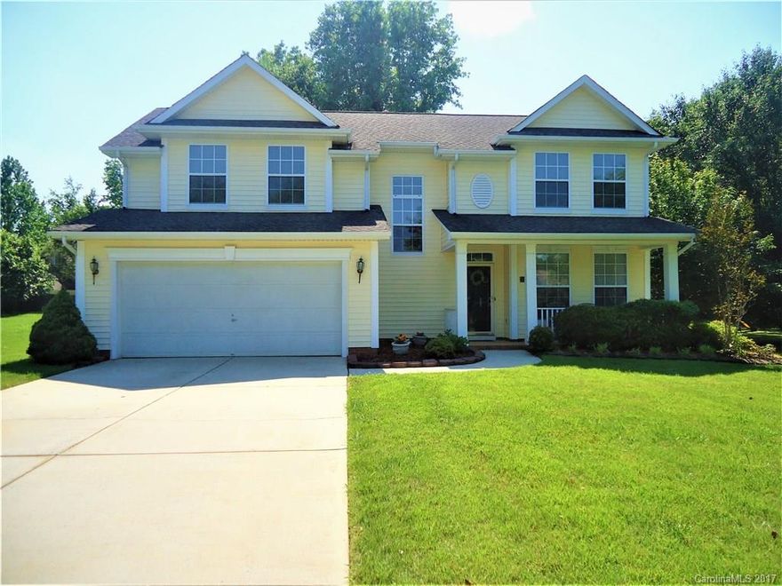 This is a newer David Weekly home built in Brownes Ferry. Enjoy a private level backyard with trees. Covered Front Porch and Deck on the back to enjoy day or night.  Kitchen has new Stainless Steel Appliances. New flooring, bright and open floor plan with a 2 story Great Room.  Office w/closet or bedroom on main. Large Bedrooms and closets on 2nd Level. Community Tennis Courts and Playground are nearby. Nice office on Main level or could be converted to a bedroom if needed.