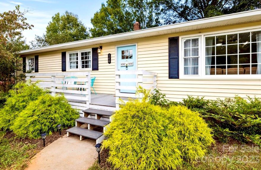 Welcome Home to your piece of Bessemer City paradise! Positioned on a quiet street yet just 9 minutes from central Bessemer City, 11 minutes from downtown Cherryville, and 30 minutes from Charlotte-Douglass International Airport, this is the best of all worlds! This adorable modern farmhouse includes 3 generous sized bedrooms and 1.5 recently updated bathrooms. This light and bright space also features an updated kitchen with farmhouse sink, white shaker cabinets, butcher block counter tops and a HUGE pantry. When you pull up a charming front porch perfect for your rocking chairs greets you, ample driveway parking with convenient side door access is provided, and a back deck just made for enjoying Sunday cook-outs awaits! Sitting on a quiet street with almost a full acre and a large fenced back yard with covered shed, this delightful home is a dream come true. 2 years new HVAC & 2 years new stainless steel kitchen appliances, washer and dryer to remain.