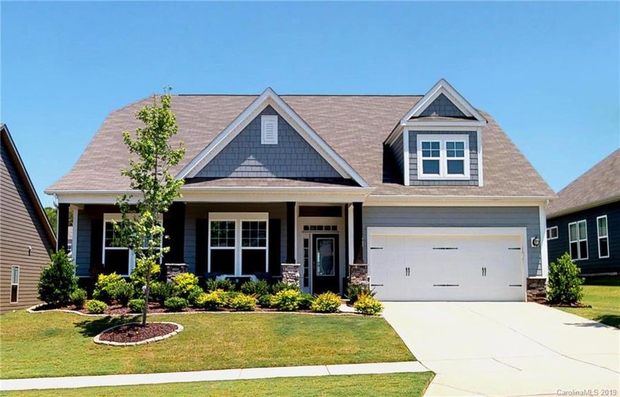 Welcome to this Stunning 4 Bedroom, 3 Bath Move-in-Ready home, located in the desirable community of Walnut Creek.  The 1.5 Story Bonterra home offers an open floor plan, high ceilings, gas fireplace and a large bonus room addition.  This popular Somerset plan also features a gourmet kitchen, stainless steel appliances, a large kitchen island, granite countertops, extensive hardwoods and tile flooring, crown molding and a utility sink in the laundry room. The large Master Down Suite has two sets of french doors, a tray ceiling, dual sinks, garden tub with a separate shower and a large walk-in closet.  Community has resort like amenities which include a pool, clubhouse, fitness center, tennis courts, miles of walking trails, and so much more. This is a Must See!  Check out the Matterport 3D Virtual Tour, so you can preview the home anytime you wish.