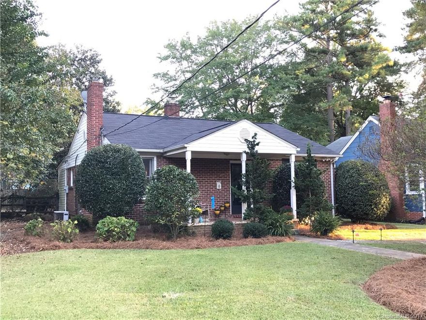 Here is your chance to live in Rock Hill's most sought after neighborhood. This is a perfect two bedroom, one bathroom brick ranch bungalow that's been maintained and well taken care of, with room to grow. Hardwood floors throughout bedrooms, living room and dining room. Perfect for front porch rocking or backyard cookouts in the large fenced in area. Beautifully landscaped and mature trees. Excellent neighbors and access to Winthrop Lake.