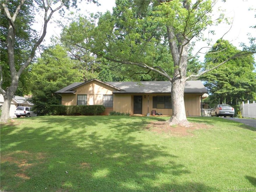 A home for the $$$ Wise! Modestly priced for you to make cosmetic updates.  Large kitchen/eating area and laundry room. All appliances remain. Fenced back yard. Storage building has power.  Great location and USDA financing eligible.