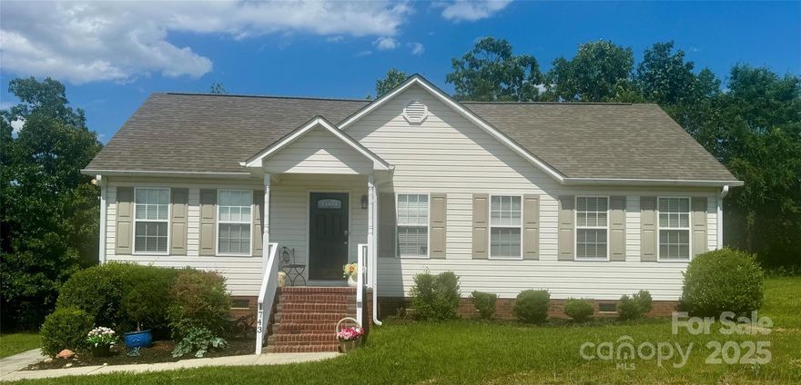 Bright and Airy 3-Bedroom Charmer!
This inviting 3-bedroom, 2-bath home in the Taylor Oaks neighborhood blends comfort and style in all the right ways. Sunlight fills the open interior, creating a cheerful, airy atmosphere throughout.

Be the first to enjoy the fully updated kitchen featuring butcher block countertops and brand-new stainless steel appliances—perfect for daily living or hosting friends and family. The spacious living room offers a cozy retreat with a gas fireplace and a striking accent wall.

The owner’s suite includes tray ceiling, walk-in closet, and an elegant bath with double marble vanities. Fresh neutral paint, updated lighting, and Hunter ceiling fans throughout home add to move-in-ready appeal. 

All appliances convey—including fridge, washer, dryer, and stand-up freezer—plus recent upgrades like a new roof and water heater (2024).

Home is near cul-de-sac. Conveniently located just minutes from I-77, with easy access to both Charlotte and Columbia.