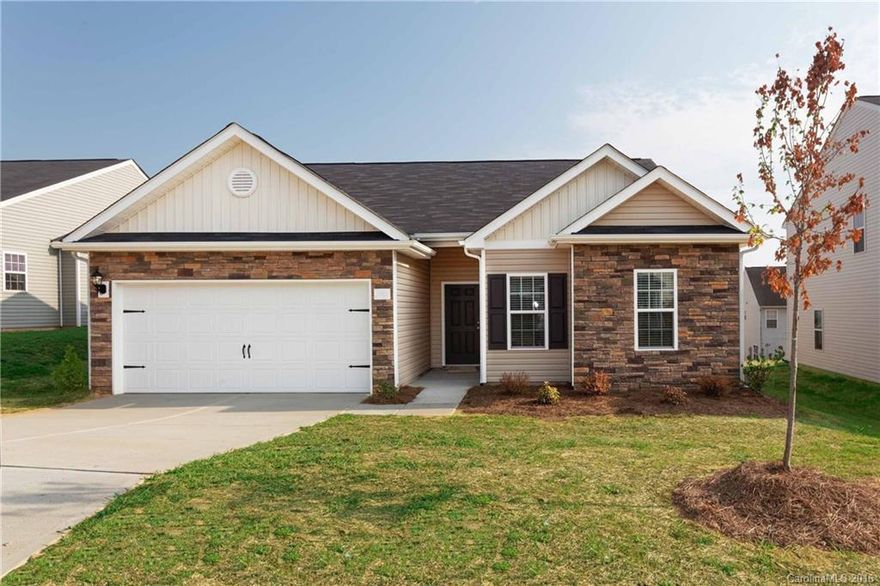 Lovely 3 bedroom 2 bath home located in a quiet neighborhood with street lamps and new neighborhood park with gazebo. Split floor plan with private master suite, vaulted ceilings.