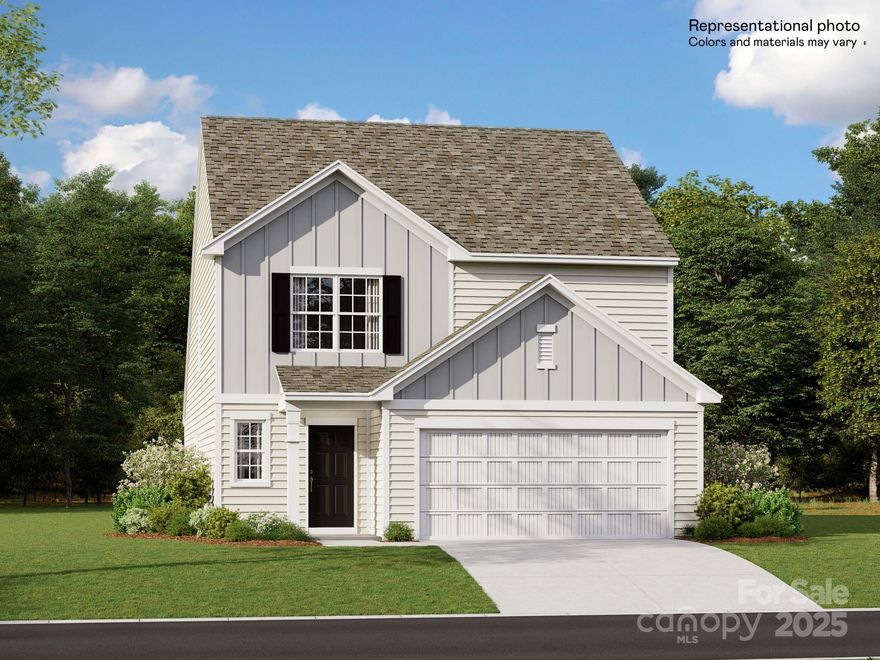 This new two-story Emerson floorplan features an airy layout among a first-floor kitchen with a large center island, breakfast room and family room that’s fit for modern times. The spacious owner’s suite enjoys privacy on the main floor. Upstairs are a versatile loft and four secondary bedrooms, three with walk-in closets. Plus, our signature Everything's Included program means you will get quartz or granite kitchen countertops, stainless steel appliances, luxury vinyl plank flooring, and so much more at no extra cost! Sullivan Farm is located in charming Statesville, featuring a vibrant downtown, outdoor adventures and annual community events. Amenities include onsite walking trails and an open green space for daily outdoor activities. Right across the street is Cloverleaf Elementary School and less than a mile away are major shops and retail stores.