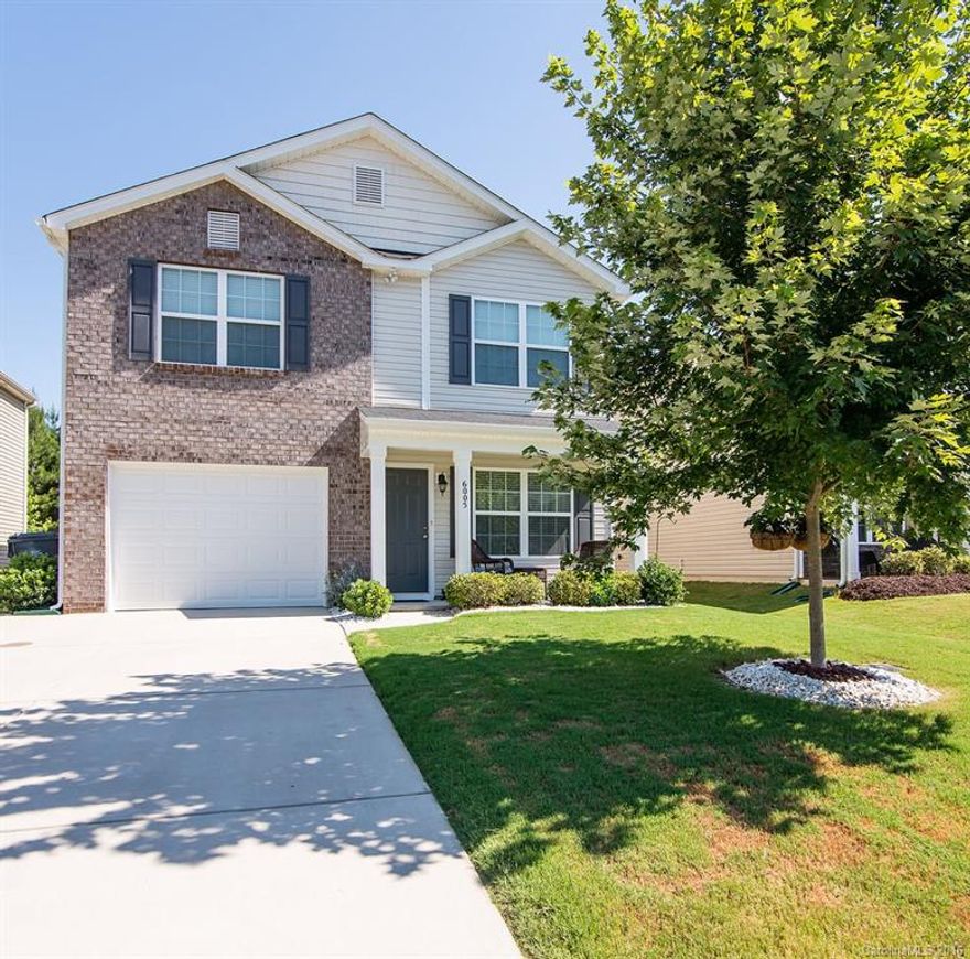 Pride of ownership shows in the almost new home. Nice open floor plan is warm and inviting.Master bedroom is large with vaulted ceilings, lots of great natural light and a very large walk-in closet the on suite features a garden tub and separate shower. All secondary bedrooms are a great size and have walk-in closets. The yard is flat and wooded. Plenty of space to entertain. Kitchen has had pull outs added to the cabinetry,the home owner recently had a whole home surge protector installed.