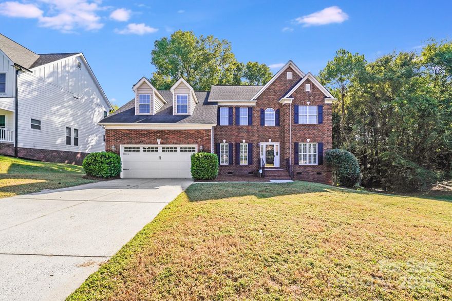 This pristine 4-bedroom, 2.5-bath home sits on a spacious 0.42-acre lot in the sought-after Rougemont community in Charlotte, NC. 
Step inside to find gorgeous flooring throughout the main level, with soaring ceilings and abundant natural light creating a bright, open atmosphere. The cozy living area flows seamlessly into the gourmet kitchen, complete with beautiful countertops, modern appliances, and ample storage—ideal for everyday living and entertaining.
Upstairs, the sizeable primary suite features a lavish bath and walk-in closet, while three additional bedrooms provide plenty of space. An extra upstairs flex area offers the perfect spot for a second living room, office, or entertainment space.
Enjoy the outdoors in your expansive backyard, complete with a wooden deck, perfect for gatherings, grilling, or simply relaxing.
Conveniently located less than 10 minutes from I-77, shopping, groceries, and local parks, this home offers the perfect balance of comfort and accessibility. This home combines functionality with style—don’t miss your chance to call it your own piece of paradise!