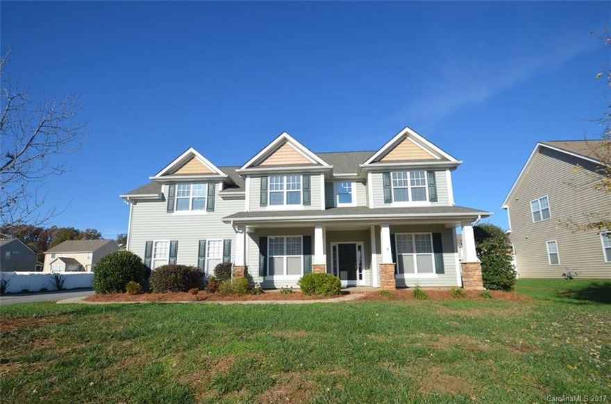 Stately 5 bed, 2.5 bath home in Taylor Glen. Hardwoods down, arched doorways, heavy crown moldings. Lg, open kitchen w lots of granite counter space, island, and storage. Formal dining & eat in kitchen w pantry. 1 bed down w 1/2 bath. Bright, airy sun room. Master bed has vaulted ceiling, master bath w double vanity, garden tub & separate shower.  Laundry room up. Providing both excellent quality and value, this professionally managed and maintained home is available to lease today. *6NCC0288