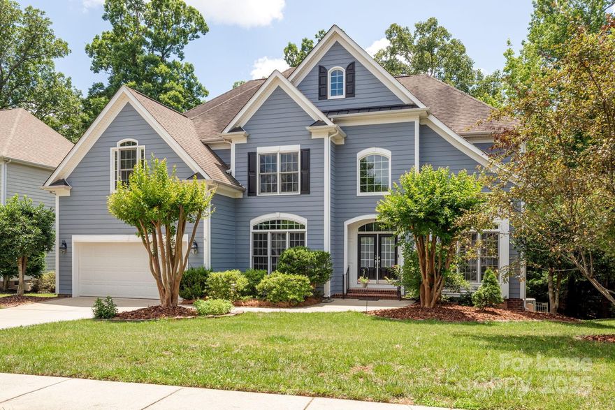 Gorgeous 5BR/4.5BA home in Waxhaw’s amenity rich Lawson neighborhood! Beautiful hardwood floors throughout, 2 gas fireplaces (primary suite & family room), dual staircases, floor-to-ceiling windows, guest suite & dedicated office on main, soaring two-story foyer, fabulous kitchen with tons of granite counterspace, painted cabinetry & walk-in pantry! Luxurious primary suite upstairs featuring sitting area w/gas fireplace, tray ceilings, & en suite w/2 walk-in closets, jetted tub, tiled shower & double sink vanity w/makeup area. All secondary bedrooms have direct full bath access. Huge second floor bonus room w/vaulted ceiling & laundry room w/built-in storage & stylish barn door. Entertain outdoors on the oversized deck overlooking the wooded, fenced yard. Owner will consider other/multiple pets. $250/pet fee still applies if approved. 1 year lease (no short-term rentals). Available August 16. Each adult tenant must complete application for rental consideration.