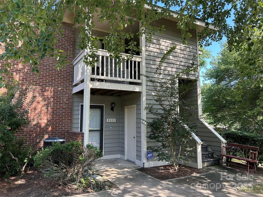 Move In. Unpack. Enjoy. This 2 bed, 2 bath ground level condo is located in the desirable Raintree community and is within walking distance to shops & restaurants in the Arboretum shopping center. Step inside to this bright & airy home featuring fresh paint and brand new LVP flooring throughout. The kitchen boasts modern updates, including new cabinets, subway tile backsplash & quartz counter tops. Relax by the wood burning fireplace in the family room or outside on the large covered patio. The primary bedroom features a spacious walk-in closet & sliding glass doors to the patio. Both bathrooms have be updated with new vanities, faucets & mirrors. Two storage closets-one next to the front door and the other off the patio. Hot water heater '21. HVAC system '19. Enjoy summer days at the community pool. Top rated schools nearby and easy access to I-485, Ballantyne, SouthPark & Uptown.