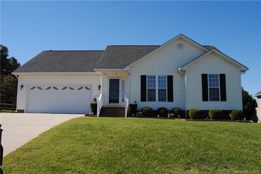 Gorgeous updated ranch with beautiful new dining/sunroom addition. Updated kitchen w/new counters/sink/stainless appliances 7 hardwoods that flow through the dining and sunroom. Brand new $10K HVAC system this year (per seller). New ceiling fans. New deck overlooking big flat and private backyard with a buffer. Great space for the money on a perfect lot!