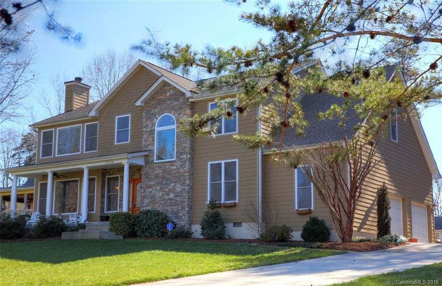 Beautiful waterfront views everyday! That is what you can expect at this well maintained, elegantly appointed home in Denver, NC. Granite counter tops, cherry wood cabinets, archways throughout the home, and surround sound speakers to name a few features. The over-sized garage with a workshop is great for the 'everyday handy person.' The home sits on about a half of an acre with lots of privacy. The backyard has plenty of space for entertaining, gardening and/or just sitting back and relaxing!!!