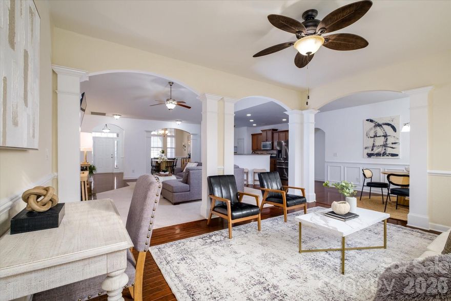 Discover this well-maintained 4-bedroom, 2-bath residence featuring a versatile second-level FROG with a large closet, ideal for a private office, playroom, or guest suite. The thoughtful split-bedroom floor plan provides optimal privacy, with the secondary bedrooms and full bath located on one side of the home and the primary suite on the opposite.

The primary suite offers a soaking tub, separate shower, ceramic tile flooring, and a spacious walk-in closet with built-in shoe storage. Recent improvements include a new roof, new gutters, fresh interior and exterior paint. The garage also features a charming kids’ clubhouse for added family enjoyment.

The kitchen is designed for both function and everyday comfort, showcasing granite countertops, a bar-height peninsula, and a bright breakfast nook. Located in the desirable Napa section of The Vineyards, this home includes full lawn maintenance—mowing, weed eating, shrub trimming, aeration, and fall grass seeding—an exclusive benefit to this section of the community. Basic cable and internet are also another great peek pf the HOA.

Residents of The Vineyards enjoy an impressive amenity package, including two community pools, a dog park, a private boat ramp, tennis courts, pickleball courts, bocce ball, pavilion and picnic areas, and a brand-new clubhouse scheduled for completion in 2026.