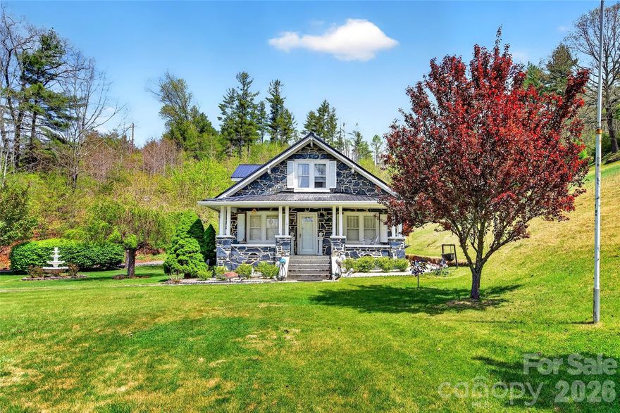 Nestled within the Ledger community, this delightful stone cottage captures a unique mix of enduring charm and well-considered improvements. From first glance, the detailed stonework makes a lasting impression—layered with character, craftsmanship, and striking curb appeal.

Inside, the home welcomes you with a cozy, comfortable feel, where original hardwood floors remain in select areas, adding warmth and authenticity. The floor plan is easy and functional, offering everyday livability while still providing the perfect canvas for future updates and personal touches. Upstairs, you’ll find two bedrooms, a full bath, and a generously sized storage space.

Whether it’s the character  or the potential to shape it into your own vision, this Ledger cottage stands out as a timeless opportunity.