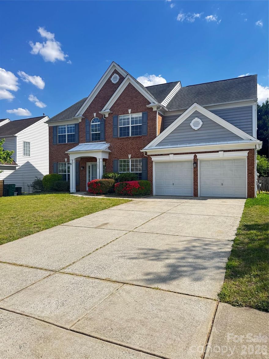 This property is truly move in ready with lot of work done for the new home owners. All new flooring (engineered hardwood on main and carpet upstairs), Freshly painted, All new appliances (Fridge, Washer, Dryer, Oven, Microwave, Dishwasher) are some of the features. This house has office on the main floor along with Kitchen, Breakfast Area, Living, Formal Living, Dining Area and Half Bath. Upstairs you will find 4 bedrooms that are good size and have new fans installed. Needless to say, this house has great school allocations (please double check school assignments if its important for your buyer). Shopping is near by and you can enjoy all the convenience of Ballantyne area. Close proximity to I-485. Came back to market as buyer used his right to terminate due to change in their personal situation.