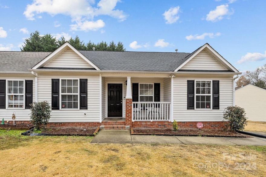 Welcome to this charming move in ready townhome located in Camellia Corners! This three-bedroom, two-bathroom home is ready for its next owner. This open concept townhome features luxury vinyl plank flooring throughout the main living area and bedroom.  The primary bedroom boasts a spacious walk-in-closet.  The backyard includes a handy storage shed, perfect for additional storage needs. Washer and Dryer included!  New roof in 2024 and Furnace replaced 2024.  Conveniently located near Winthrop University and Manchester Village Shopping Center.  This home offers easy access to I-77 and is only a short commute to Fort Mill, Ballantyne, and Charlotte. This is a fantastic opportunity for both homeowners and investors!
