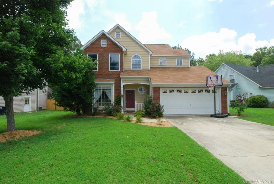 Well cared for home in desirable Indian Trail (union county).  3 bedrooms with a huge master suite, 2 1/2 baths and all new carpet!!  Quite street in established neighborhood with walking trail nearby.  Wood burning fireplace.  Great back lawn with Pergola over patio.  Easy access to Independence Blvd and I-485.  One year home warranty included.