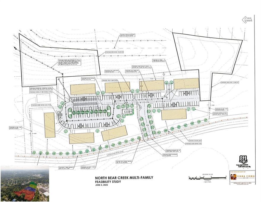 Prime West Asheville Development Opportunity! This 5.94-acre parcel is zoned RM6 and offers outstanding potential for multi-family development. A completed feasibility study by engineering firm confirms plans on file for eight buildings totaling approximately 96,000 square feet to be built. With over 700 feet of paved road frontage and access to city water, city sewer, and natural gas, the property is well-positioned for immediate development. Currently improved with two tenant-occupied residential homes. Please no drive-bys—do not disturb the tenants. Rare opportunity to invest in one of Asheville’s most desirable and fast-growing locations!